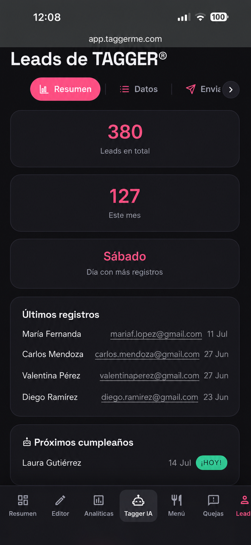 Captación de clientes