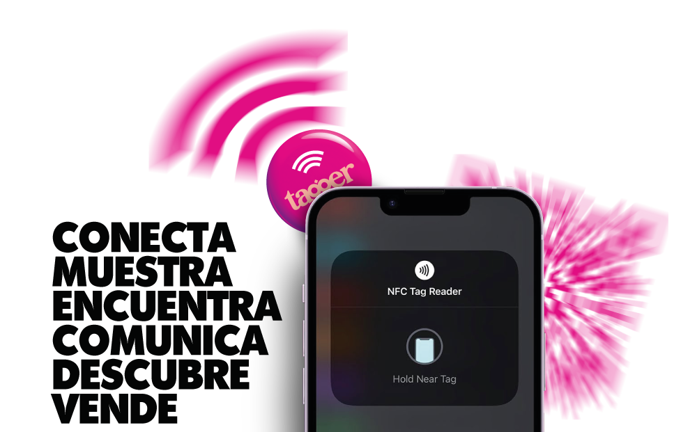 Con tagger: conecta, muestra, encuentra, comunica, descubre y vende
